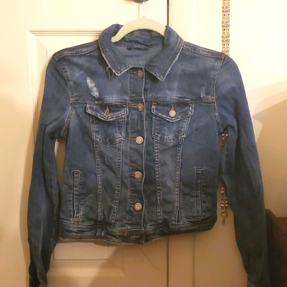Aeropostle Blue, Jean Jacket